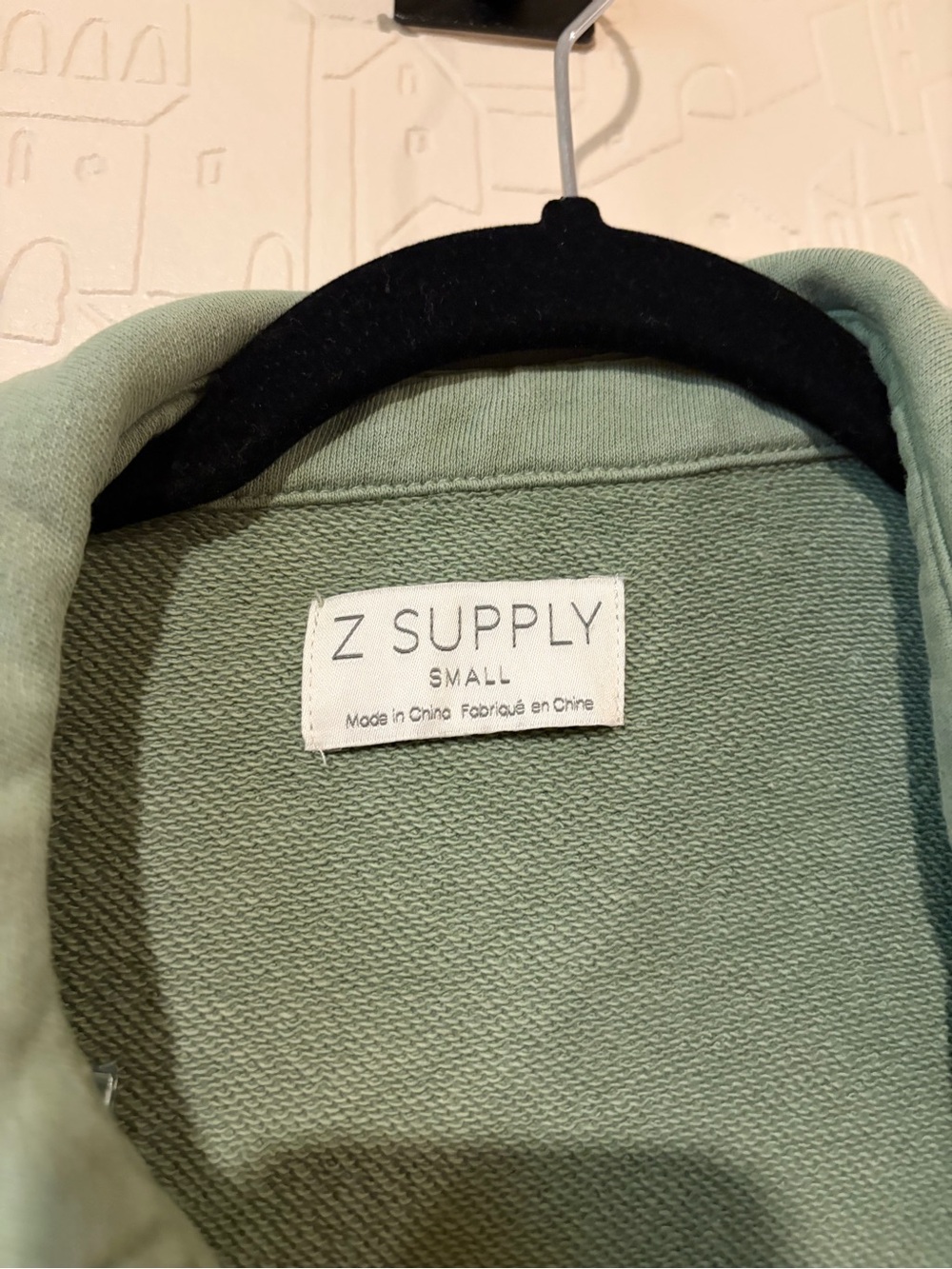 Z Supply All Day Knit Jacket- Avocado - Picture 2 of 3